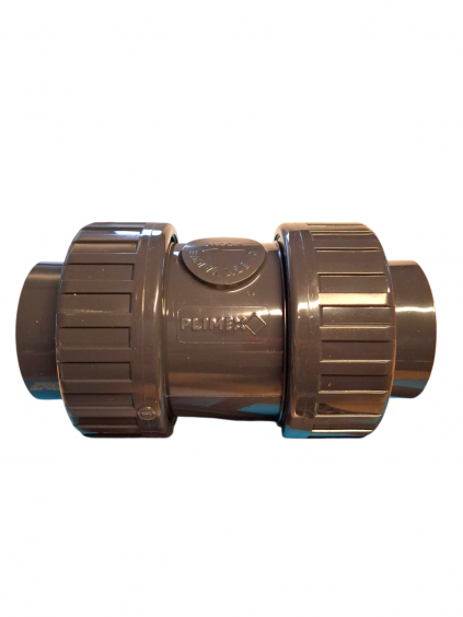 PVC Rückschlagventil Plimex Serie Klebemuffe x Klebemuffe 16mm x 16mm